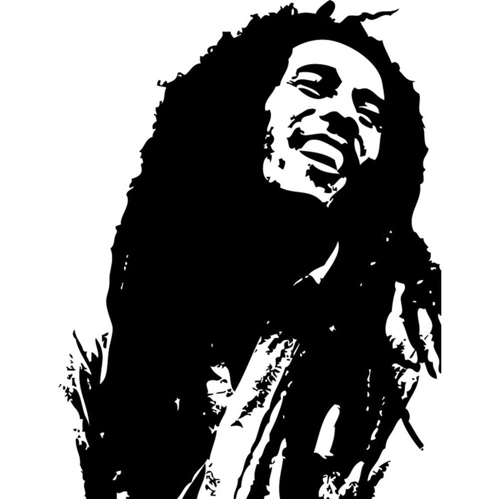 Bob Marley Wall Stickers Icon Wall Art