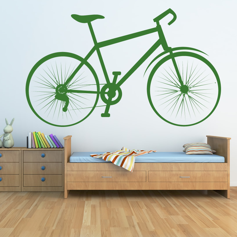 Sports Wall  on Bmx   Cycling Wall Stickers   Interior Wall Art Stickers
