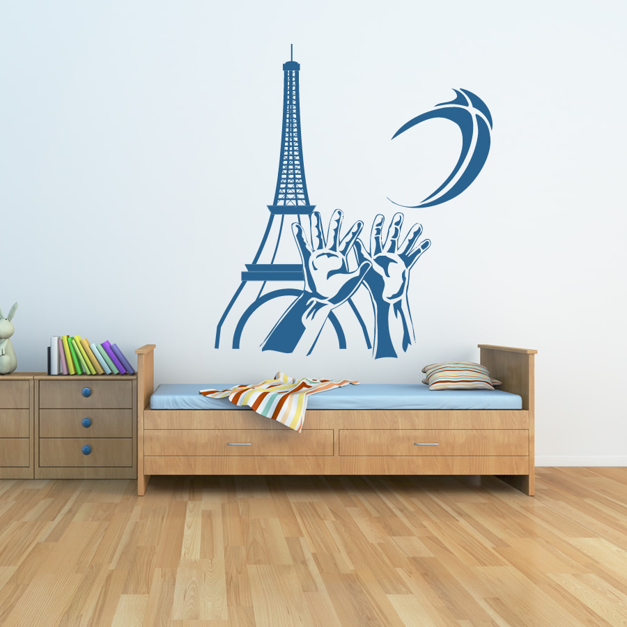 Sports Wall  on Rugby Wall Art Stickers   Removable Wall Stickers