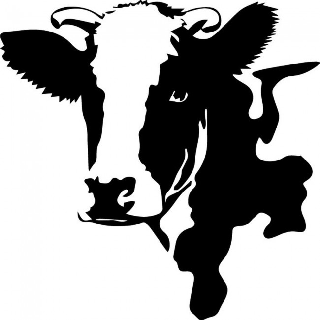 clip art holstein cow - photo #46