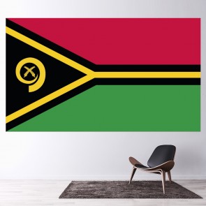 Vanuatu Flag Wall Sticker