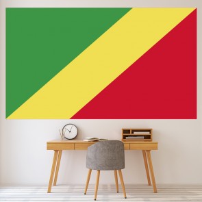 Congo, Republic Of The Flag Wall Sticker