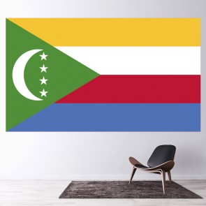 Comoros Flag Wall Sticker