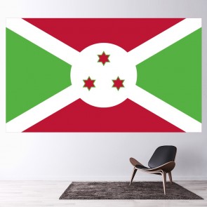 Burundi Flag Wall Sticker