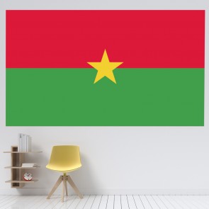 Burkina Faso Flag Wall Sticker