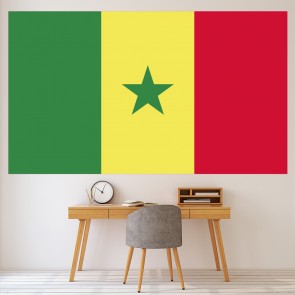 Senegal Flag Wall Sticker