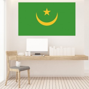 Mauritania Flag Wall Sticker