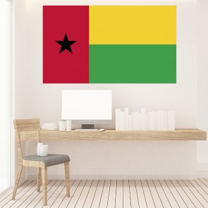 Guinea-Bissau Flag Wall Sticker