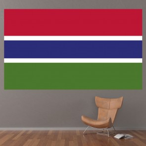 Gambia Flag Wall Sticker