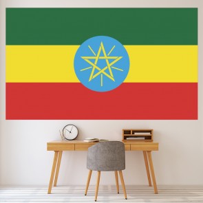 Ethiopia Flag Wall Sticker