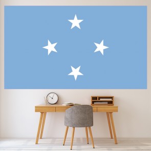Micronesia Federated States Flag Wall Sticker
