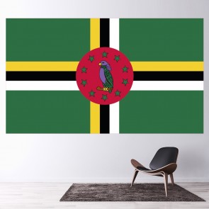 Dominica Flag Wall Sticker