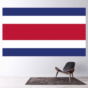 Costa Rica Flag Wall Sticker