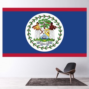 Belize Flag Wall Sticker