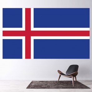 Iceland Flag Wall Sticker