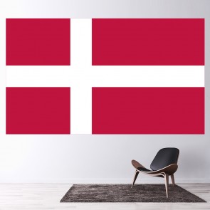 Denmark Flag Wall Sticker