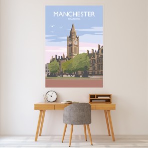 Manchester Wall Sticker by Julia Seaton