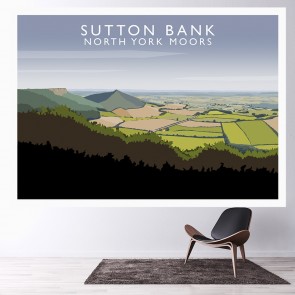 Sutton Bank Wall Sticker by Richard O'Neill