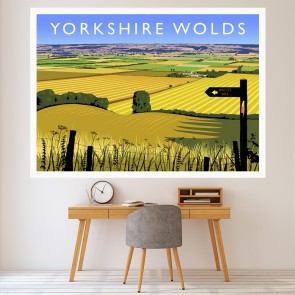 Yorkshire Wolds Wall Sticker by Richard O'Neill