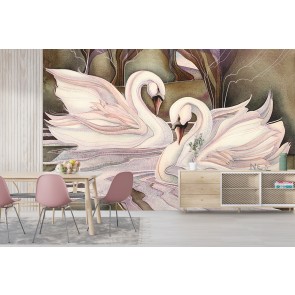 Together Through Life Wall Mural by Jody Bergsma