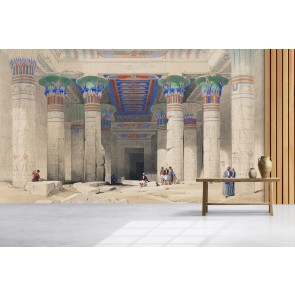 Grand Portico Of The Temple Of Philae Nubia Wall Mural Artist David Roberts