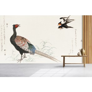 Tsubakura Kiji Wall Mural Artist Utamaro Kitagawa