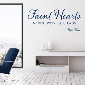 Faint Hearts Peter Pan Wall Sticker