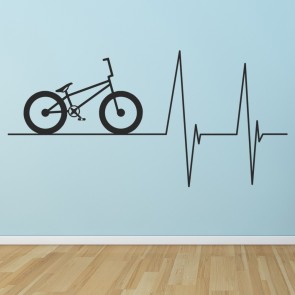 Cycle pulse Sports Wall Sticker