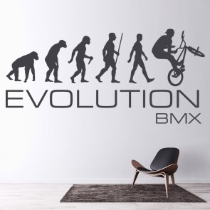 Evolution BMX Sports Bike Wall Sticker