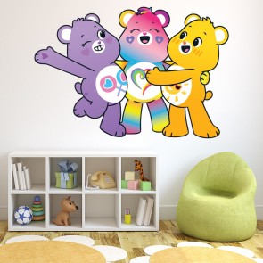 Care Bears Unlock The Magic Togetherness, Funshine & Share Bear Wall Sticker