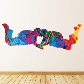Stunt Skydiving Extreme Sports Wall Sticker