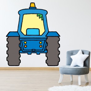 Thats Not My... Blue Tractor Wall Sticker