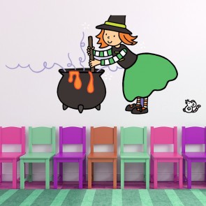 Thats Not My... Witch & Cauldron Halloween Wall Sticker