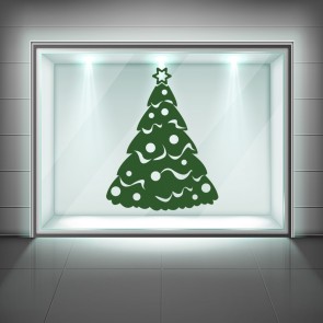 Christmas Trees Window Sticker