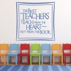 The Best Teachers Teacher Quote Wall Sticker