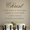 Christ Is The Centre Bible Verse Wall Sticker
