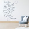 Guardian Angel Pure And Bright Prayer Quote Wall Sticker