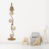 Swirl Candle Dining Room Kitchen Wall Sticker