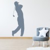 Golfer Swing Golf Wall Sticker