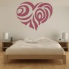 Tribal Love Heart Valentines Wall Sticker