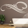 Triple Swirl Decorative Headboard Wall Sticker