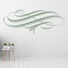 Elegant Swirl Decorative Headboard Wall Sticker