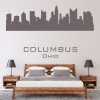 Columbus Ohio USA City Skyline Wall Sticker