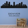 Denver Colorado USA City Skyline Wall Sticker