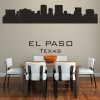 El Paso Texas USA City Skyline Wall Sticker