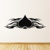 Tribal Ace Of Spades Card Games Wall Sticker