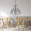 Candle Chandelier Dining Room Wall Sticker