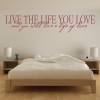 Live The Life Love Quote Wall Sticker