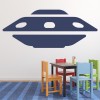 UFO Spaceship Aliens Space Wall Sticker