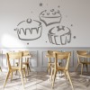 Cupcake Kitchen Cafe Wall Sticker